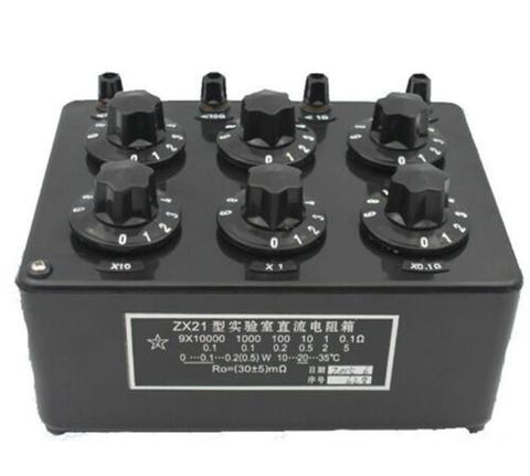 Variable Decade Resistor Resistance Box DC Resistance Box Adjust Resistance in DC Circuit Six Sets of Switches ► Photo 1/6