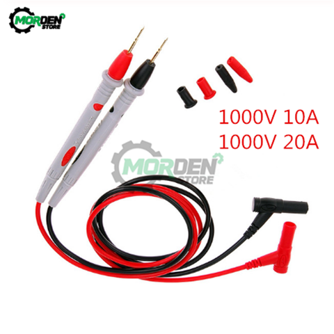 1Pair Universal Multimeter Probe Test Leads for Digital Multimeter Tip Meter Multi Meter Tester Lead Probe Wire Pen 1000V 10A ► Photo 1/6