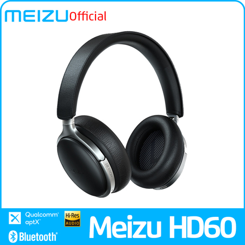 Original Meizu HD60 AptX Bluetooth 5.0 Headphones Wireless Headset Super HiFi Deep Bass 20H ► Photo 1/6