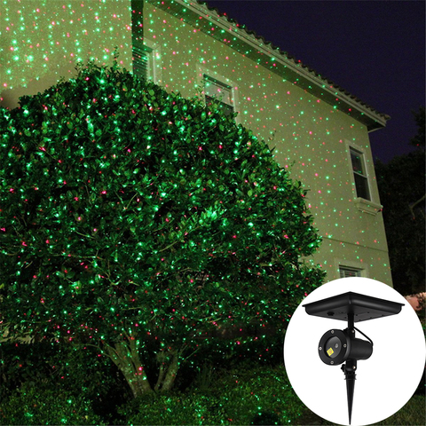 Solar Outdoor Garden Lawn Stage Effect Light Waterproof Fairy Sky Star Laser Projector Landscape Lamp For Christmas Party ► Photo 1/6