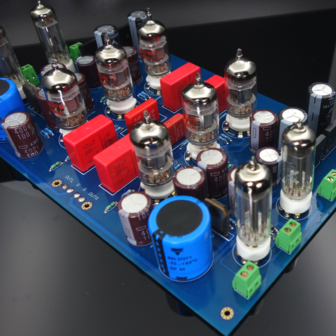 12AX7 + 6Z4 tube power amplifier DIY Kits board JP200 HIFI Tube Preamplifier ► Photo 1/6