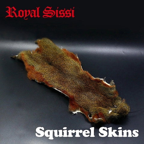 Royal Sissi 1pcs Pine Tree squirrel whole skin dense& natural barred fly tying hairs&furs squirrel nymph dub fly tying materials ► Photo 1/6