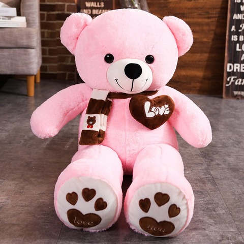 200cm Giant Teddy Bear Plush Toys Soft Teddy Bear Skin Popular Birthday Valentine Gifts For Girls Kids ► Photo 1/1