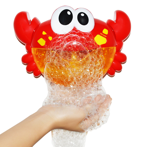 Bubble Crabs Baby Bath Toy Funny Toddler Bath Bubble Maker Pool Swimming Bathtub Soap Machine Toys for Children Gift ► Photo 1/6