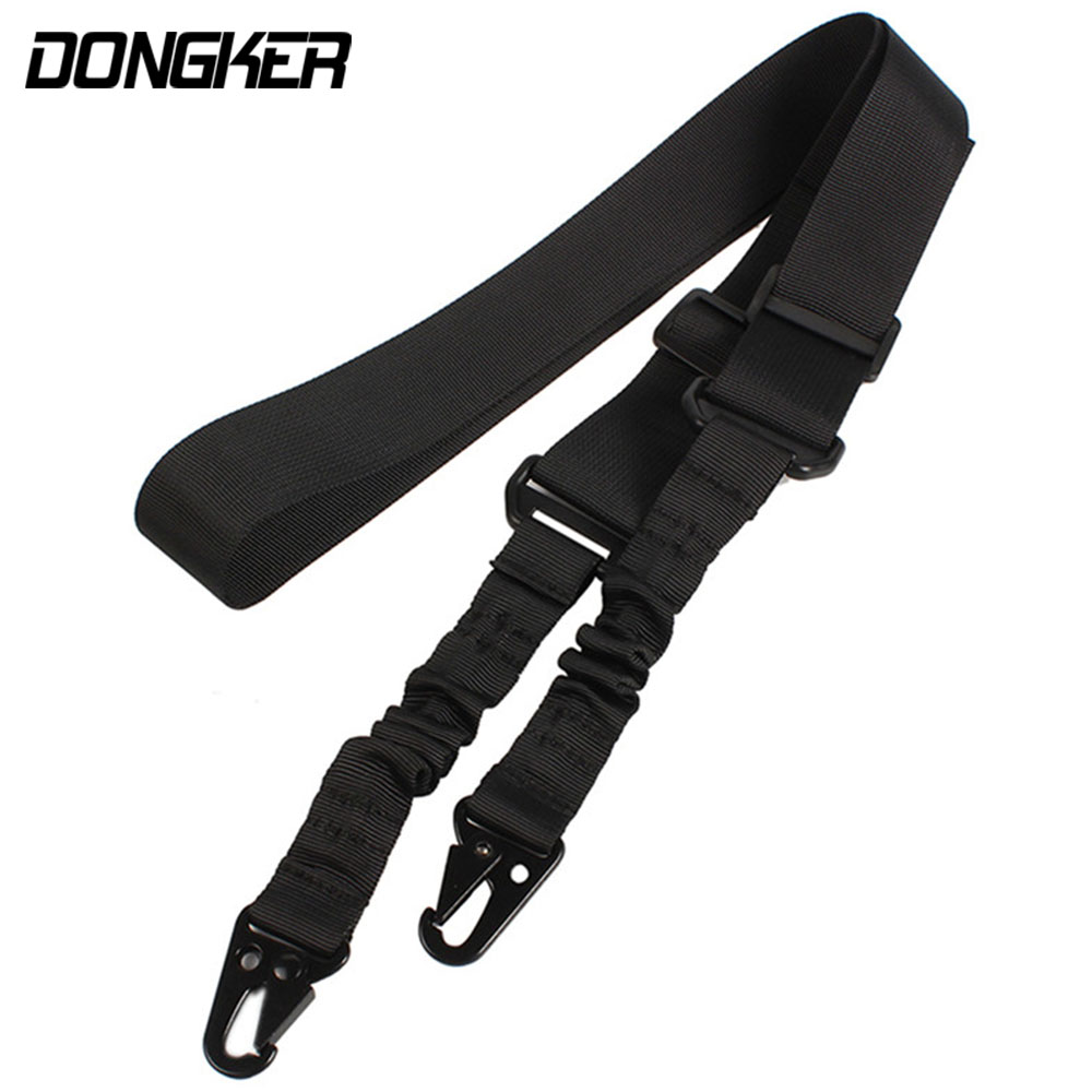 Tactical 2 Point Gun Sling Shoulder Strap Outdoor Rifle Sling With Metal Buckle 