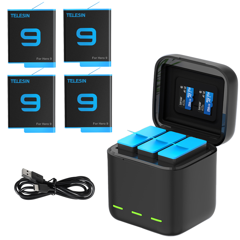 regeling Nieuwheid niet verwant GoPro 9 Battery Charger Smart Fast Charging Case 1750mAh Li-ion Battery  Storage Box For GoPro Hero 9 Sport Camera Accessories - Price history &  Review | AliExpress Seller - Jeebel Official Store | Alitools.io