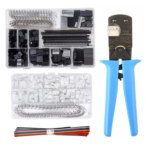 IWS-3220 Crimping Pliers crimper tool with 460pcs XH 2.54mm JST Connector Kit and  1550pcs 2.54mm DuPont Terminals set ► Photo 1/6