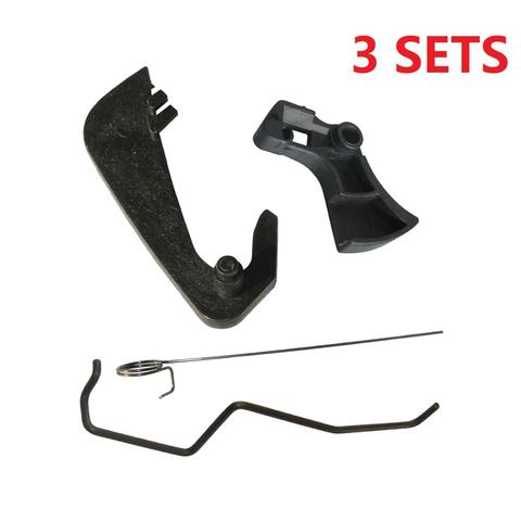 3 Sets/lot Throttle Trigger Rod Trigger & Control Arm To Fit Zenoah 52cc 5200 & More Chinese Universal Brand Chainsaw 5200 52cc ► Photo 1/5