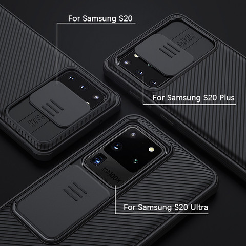 for Samsung S20 Ultra Case NILLKIN Slide Camera Lens Protective Cover Case for Samsung Galaxy S20 FE S20+ Plus Note 20 Ultra ► Photo 1/6