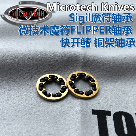 Microtec  Custom Sigil IKBS bearing Flipper For Microtec Sigil Folding knife Ceramic Caged Bearings - 1 Pair ► Photo 1/1