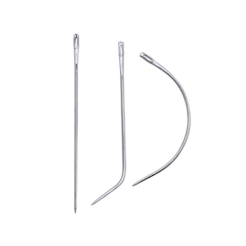 1-3Pcs Leather Needle Straight Bend Looper DIY Hand Tools Leather Craft Curved Manual Loading Staples Art Hot Multifunction NEW ► Photo 1/6