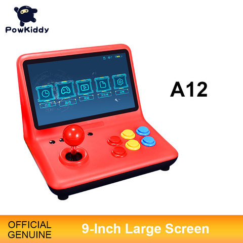 POWKIDDY A12 9 Inch Joystick Arcade A7 Architecture Quad-Core CPU Simulator Video Game Console New Game Children's Gift ► Photo 1/6