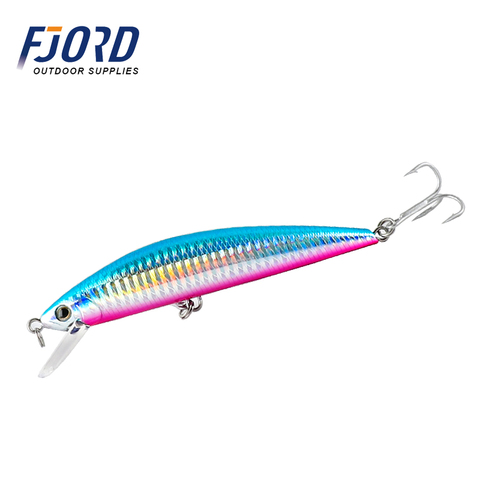 FJORD Hot 8colour 125mm 40g Minnow Laser Hard Professional SwimBait Artificial Bait Equipped FJORD Hook Sinking Fishing Lure ► Photo 1/6