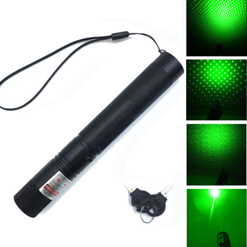 Details about   10 Miles Green Laser Pointer Pen Military Focus 532nm Visible Beam Light Torch 