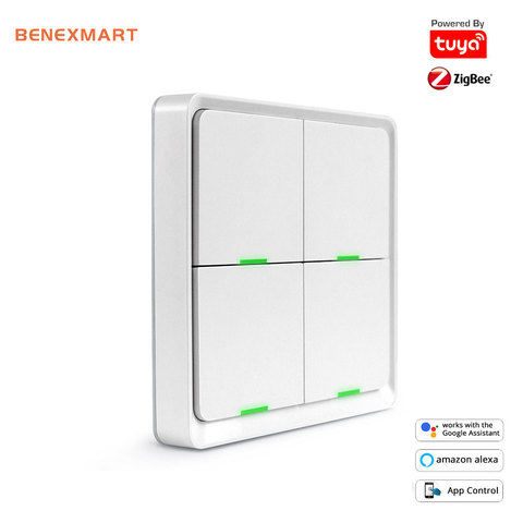 Buy Online Benexmart Tuya Zigbee Switch Control Other Wifi Or Zigbee Intelligent Devices And Scene Compatible With Smartthing And Smartlife Alitools