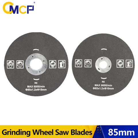 CMCP 85mm Cutting Discs 85x10/15mm Circular Resin Grinding Wheel Saw Blades For Metal Cutting Fiber Cutting Disc Abrasive Tools ► Photo 1/5