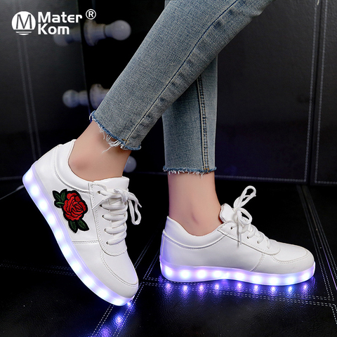 brugt midler Meget sur Size 27-42 Kids USB Luminous Sneakers for Girls Boys Women Shoes with Light Led  Shoes Glowing Sneakers Krasovki with Backlight - Price history & Review |  AliExpress Seller - Mater Kom Official Store | Alitools.io
