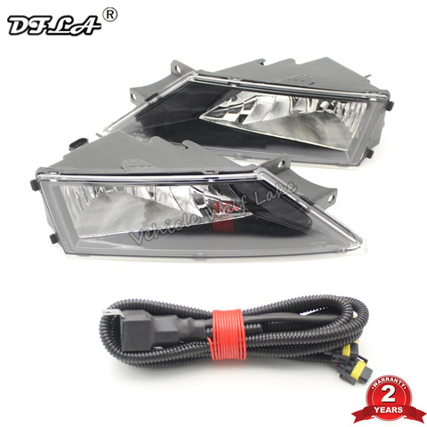 Left Right Car Light For Skoda Rapid 2022 Car-styling Front Bumper Halogen Fog Light Fog Lamp With Bulbs And Wire ► Photo 1/6