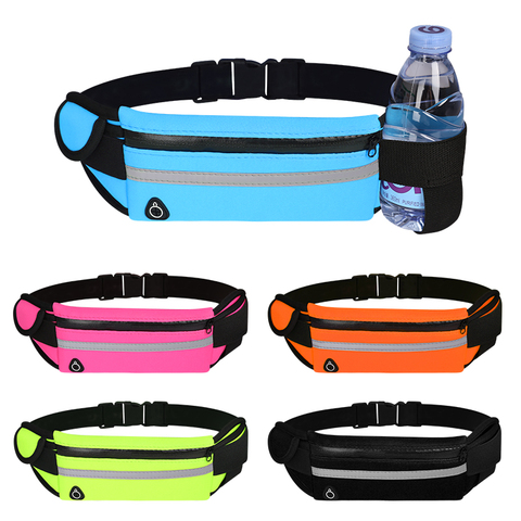 Waist Bag Belt Bag Running Waist Bag Sports Portable Gym Bag Hold Water Cycling Phone bag Waterproof Women running belt ► Photo 1/6