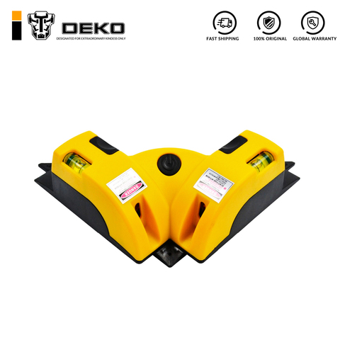 DEKO Right Angle 90 Degree Vertical Horizontal Laser Line Projection Square Level Laser Level laser Measurement Tool ► Photo 1/6