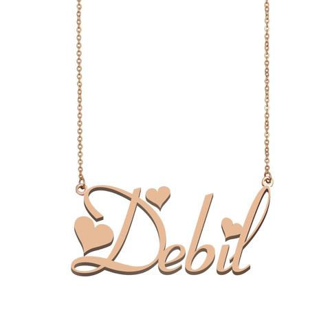 Debil Name Necklace, Custom Name Necklace for Women Girls Best Friends Birthday Wedding Christmas Mother Days Gift ► Photo 1/6