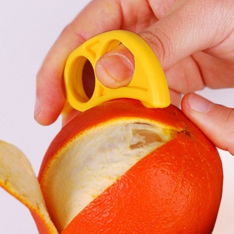 6 PCS Creative Orange Peeler  Lemon Slicer Fruit Stripper Easy Opener Citrus Knife Kitchen Gadget Gadget ► Photo 1/6