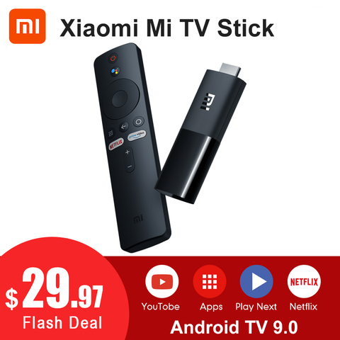 Global Version Xiaomi Mi TV Stick Android TV 9.0 Quad-core 1080P Dolby DTS HD Audio Decoding 1GB 8GB Google Assistant Netflix ► Photo 1/6