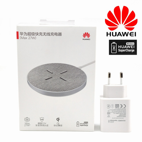 Original 27W Huawei Wireless Charger SuperCharge qi Fast Charge  40W EU Usb power adapter For mate 30/20 pro P30 Pro xiaomi mi 9 ► Photo 1/6