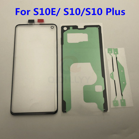 S10+ Replacement External Glass for Samsung Galaxy S10 S10e S10 Plus LCD Display Touch Screen Front Glass External Lens ► Photo 1/6
