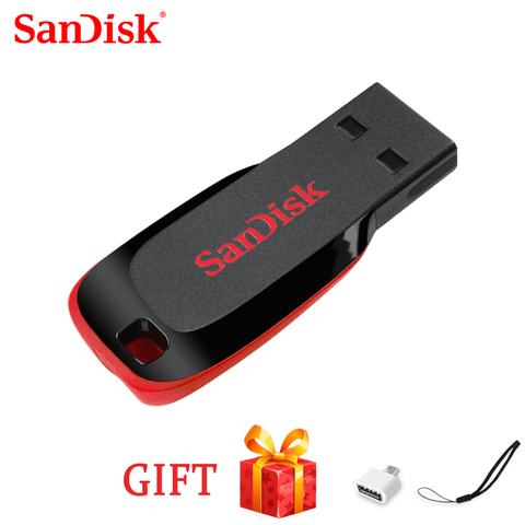 SanDisk USB flash  64gb Sandisk 128gb usb 2.0 CZ50 flash disk usb flash drive memoria usb 16gb 8gb memory stick pen drive 32gb ► Photo 1/6