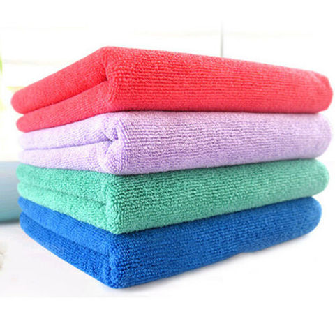 1Pc Solid Color Towel Quick Dry Hair Ultra Microfiber Fabric Fast Drying Gym Sports Travel Camp Long Towel Bathroom Bathing Tool ► Photo 1/6
