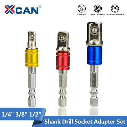 XCAN Shank Drill Socket Adapter 1/4