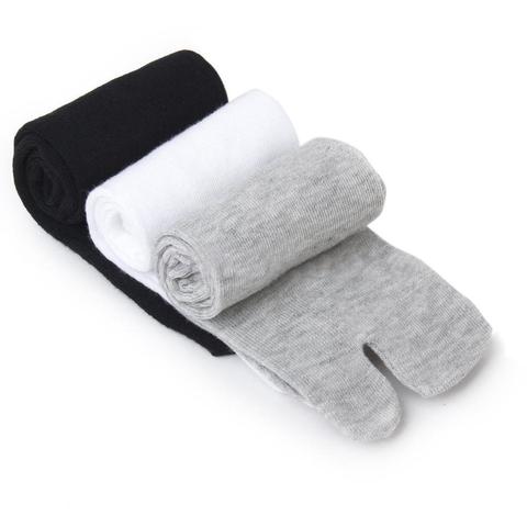One Pair Japanese Flip Flop Sandal Split Toe Socks Footful Men's Kimono Foot Finger Geta Clog Cotton Polyester Socks ► Photo 1/6
