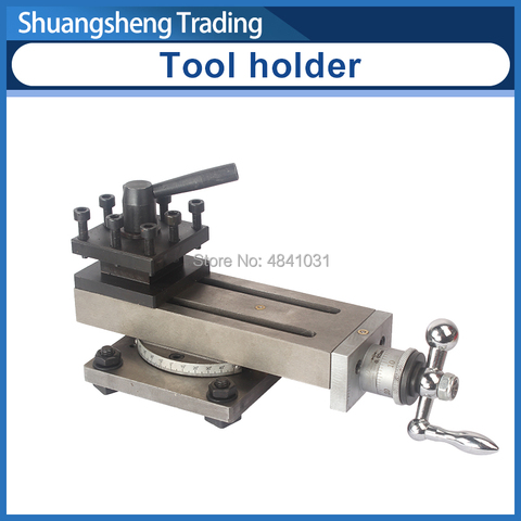 SIEG Lathe Tool holder/C4/SC4/M4/SM4 Machine tool slide/Slide rest/Compound Rest Assembly ► Photo 1/5