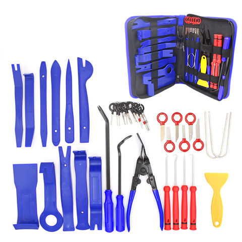 Car Disassembly Hand Tool Kit Car Interior Pry Tool Kit Door Clip Trim Panel Dashboard Removal Tool Car Radio Installer Tools ► Photo 1/6