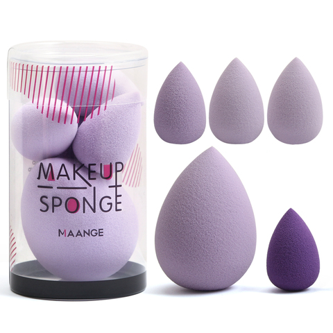 5Pcs Makeup Sponge Set Blender Makeup Tools Beauty Cosmetics Puff Face Foundation Blending for Liquid Cream and Powder New ► Photo 1/6