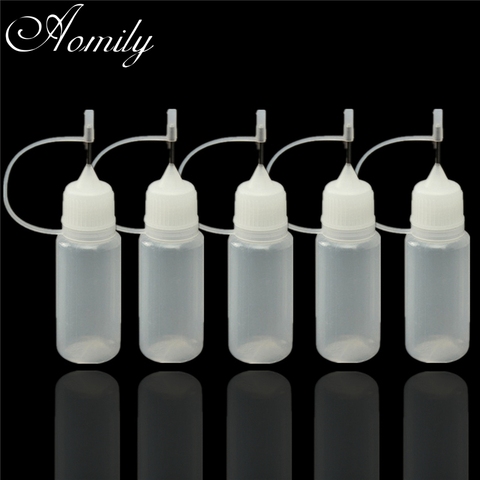 Aomily 5pcs/Set 10ml Jam Painting Squeeze Bottles with Nozzles Cake Decor Family Baking Pastry Bottle Drawing Tools Jam Pot ► Photo 1/6