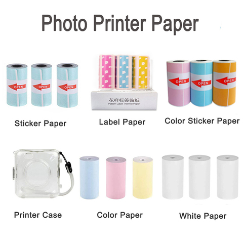 Thermal Paper label Paper Sticker Paper For PeriPage PAPERANG Photo Printer ► Photo 1/6