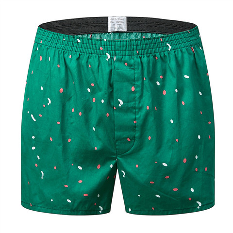 Men's Underwear Plaid Boxers Shorts Soft Trunks Loose Underpants Homewear  Briefs