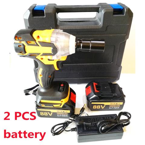 88V Electric Wrench Screwdriver Impact Wrench Brushless Cordless Electric Wrench 1/2 Socket Power Tool 520Nm Torque Rechargeable ► Photo 1/6