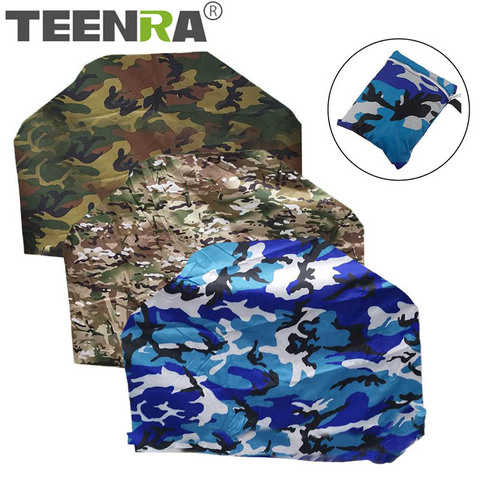 TEENRA Barbecue Cover 210D Waterproof Polyester Camouflage Series Oven Grill Dust-proof Cover Outdoor BBQ Accessories ► Photo 1/1