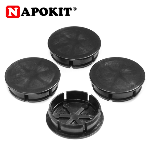 4pcs 49mm (48.5mm)  Black Car Rim Hub Cap for Abarth 500 Car Wheel Hub Center Cap for Fiat Abarth Marea Multipla Punto Scorpion ► Photo 1/6