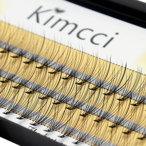Kimcci Fashion 60pcs Professional Makeup Individual Cluster Eye Lashes Grafting Fake False Eyelashes Free Shipping ► Photo 1/6