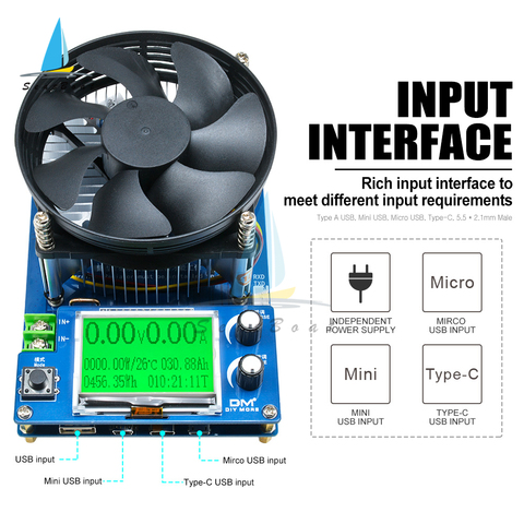 150W Adjustable Constant Current Electronic Load Battery Capacity Tester Lead-acid Lithium Discharge Capacity Meter Voltmeter ► Photo 1/6