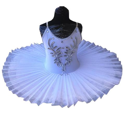 White Ballet Tutu Skirt Ballet Dress Children's Swan Lake Costume Kids Belly Dance Costumes Stage Professional ► Photo 1/6