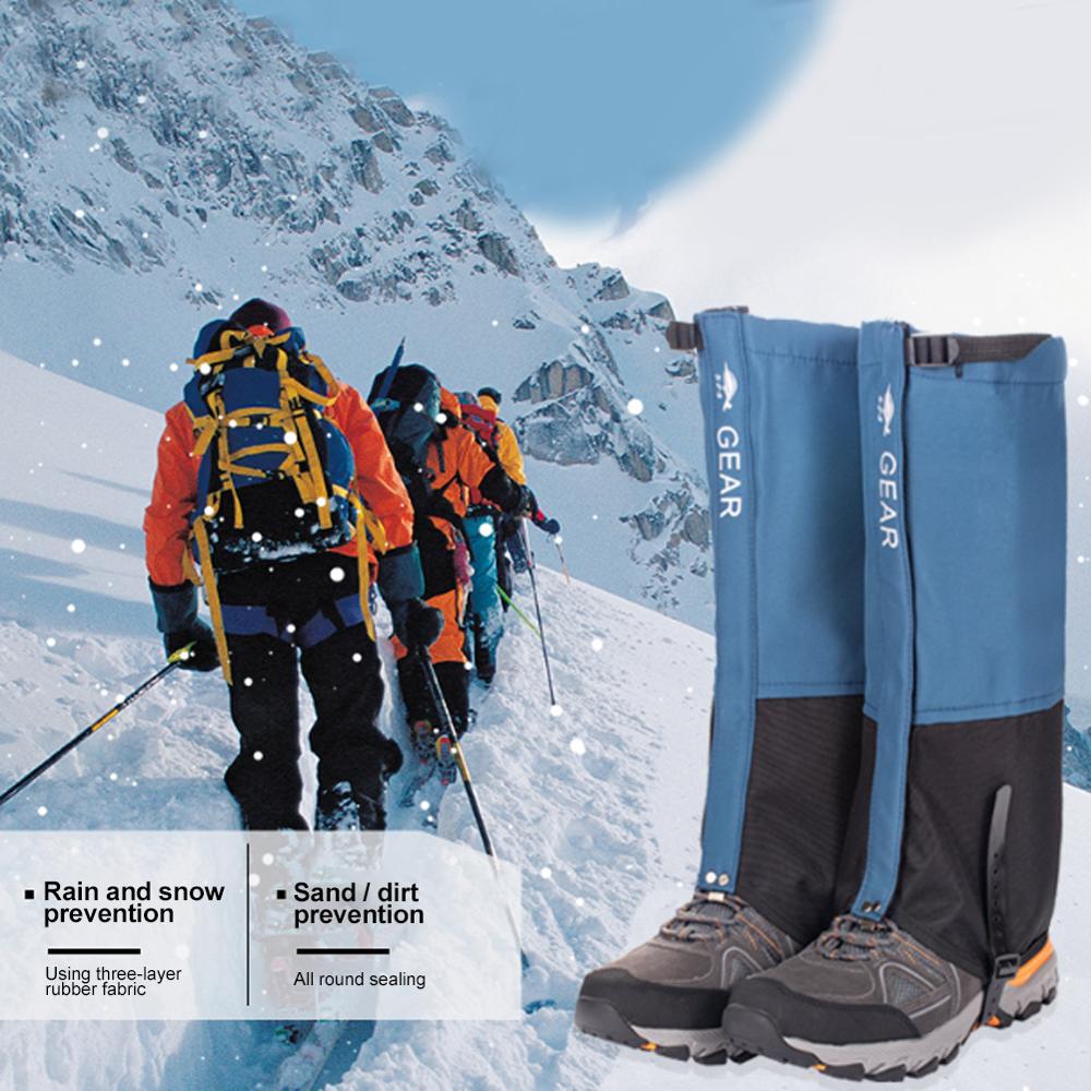 Waterproof Outdoor Climbing Hiking Snow Ski Shoe Leg Legging Cover Boot Ma 