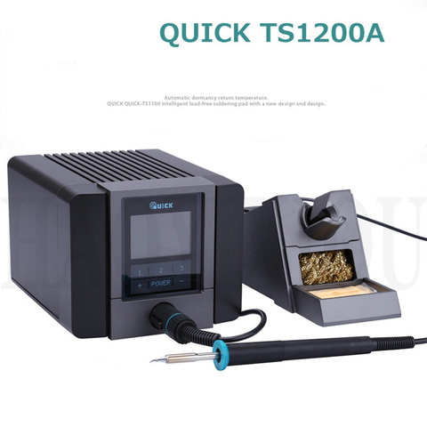 QUICK TS1200A 120W Lead-Free Soldering Station Intelligent Electric Soldering Iron ESD Safe BGA Rework Station Fast Heating ► Photo 1/6