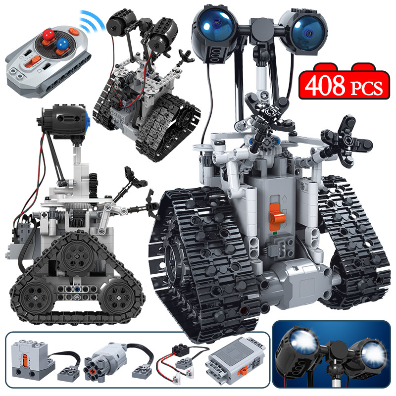Legoing Technic remote Control Intelligent Robot Bricks Toys For boys 408PCS 