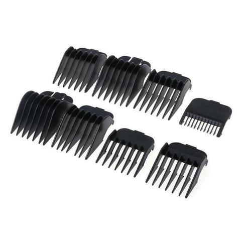 New 8Pcs Black Limit Comb For Universal Hair Clipper Guide Attachment Men Barber Shaver Replacement Accessories ► Photo 1/6