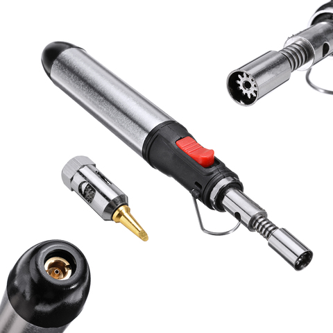 Portable Cordless Solder Iron Gas Soldering Iron Flame Butane Gas Blow Torch Solder Iron Tool Adjustable Welding Torches Tool ► Photo 1/6